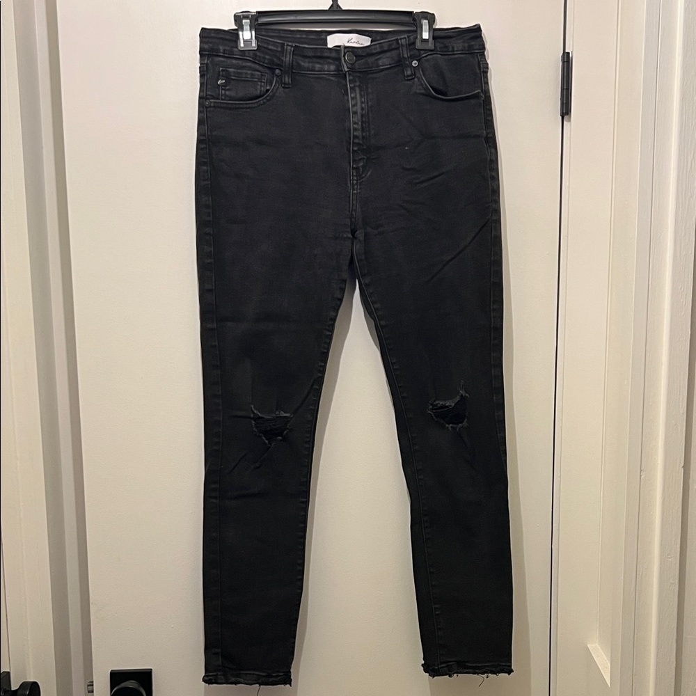 KanCan Black Distressed Women Jeans